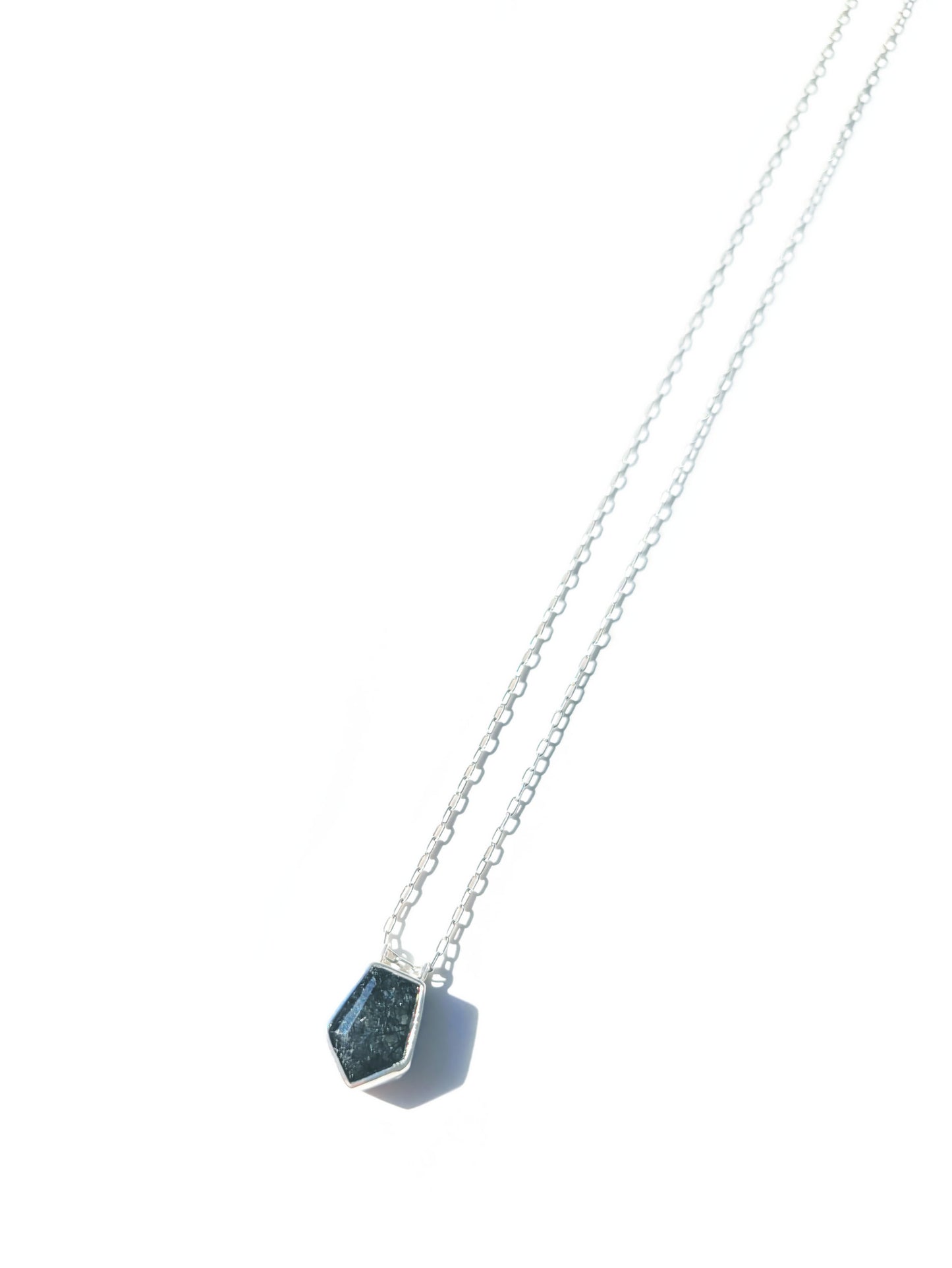 Tourmalinated Quartz Necklace