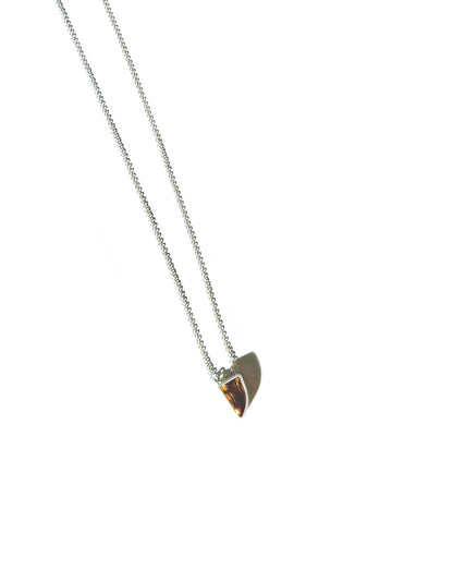 Citrine "Tooth" Necklace