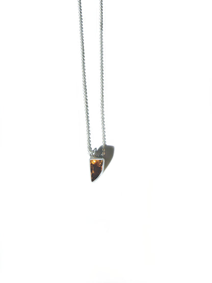 Citrine "Tooth" Necklace